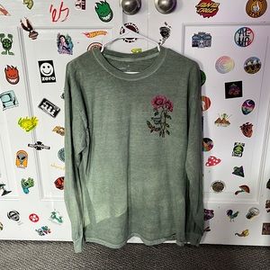 Green Long sleeve nature T